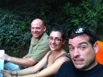 jesse, cathy & matt, on our way into the cave in Puerto Rico