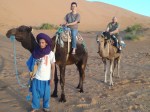 camel ride through the desert - Morocco, Africa